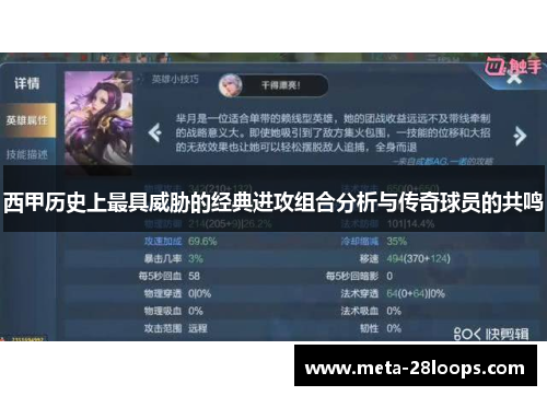 西甲历史上最具威胁的经典进攻组合分析与传奇球员的共鸣